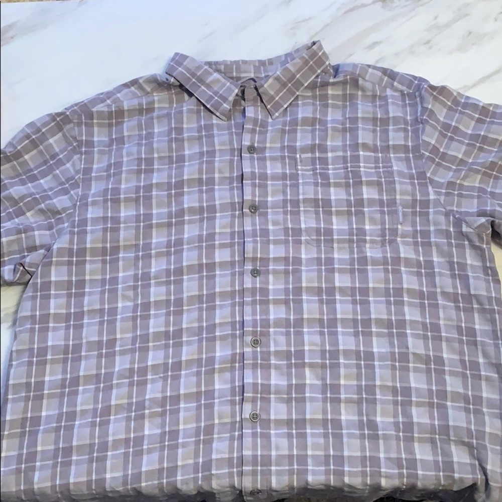 Columbia Men’s Plaid Button-down Shirt.  Sz XXL